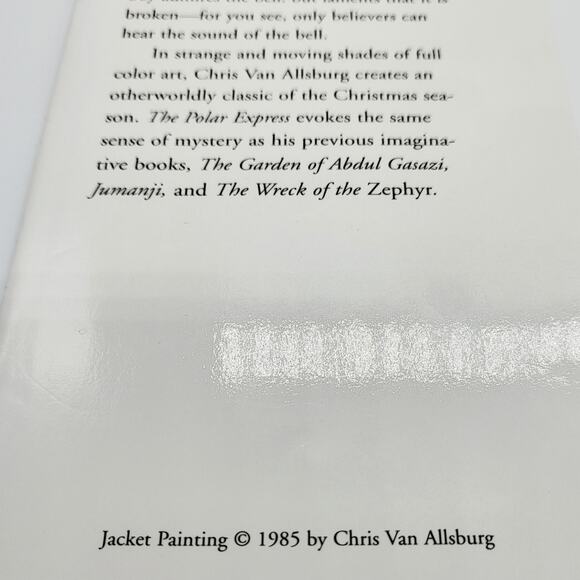 Vtg The Polar Express Book with The Caldecott Medal Trumpet Special Edition EUC - Picture 7 of 10